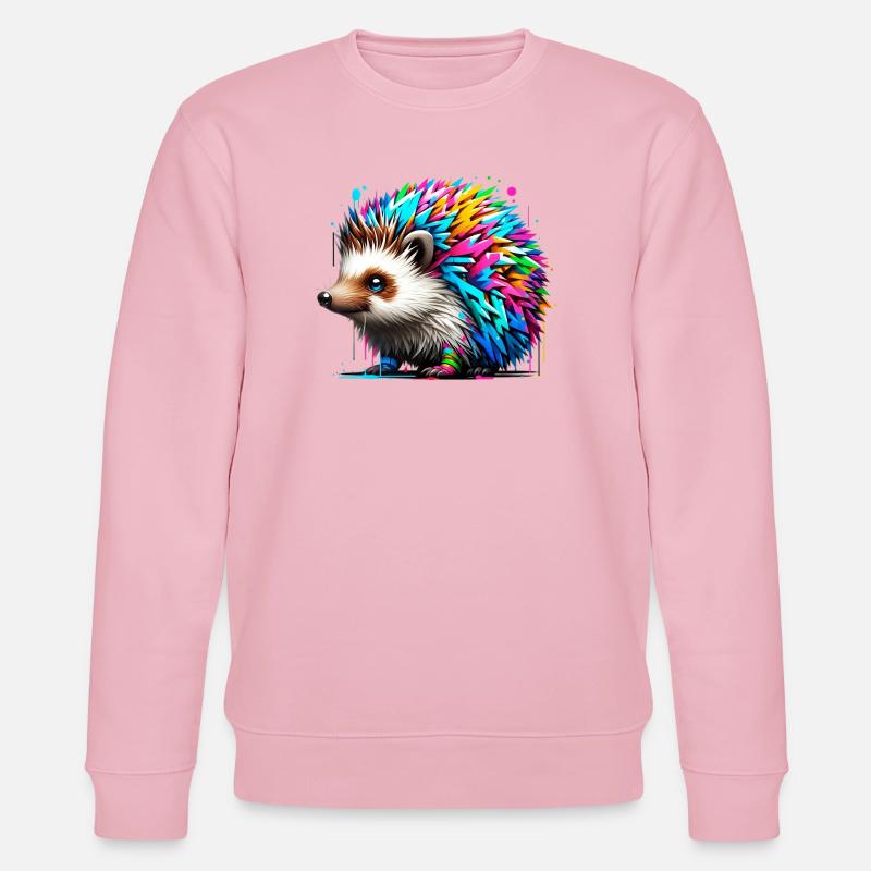 Igel - Stanley/Stella Unisex Bio-Sweatshirt CHANGER  - Hellrosa