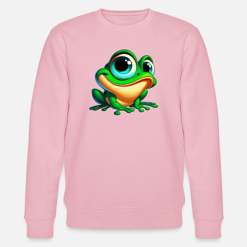 Frosch - Stanley/Stella Unisex Bio-Sweatshirt CHANGER  - Hellrosa