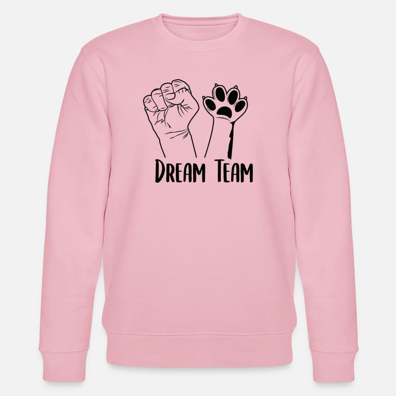 Dream Team - Stanley/Stella Unisex Bio-Sweatshirt CHANGER  - Hellrosa