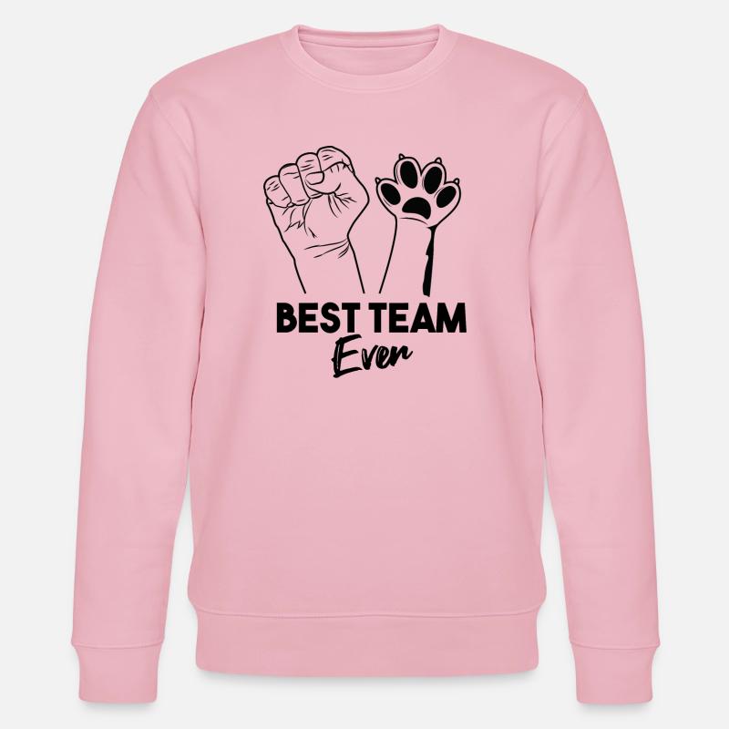 Best Team Ever - Stanley/Stella Unisex Bio-Sweatshirt CHANGER  - Hellrosa