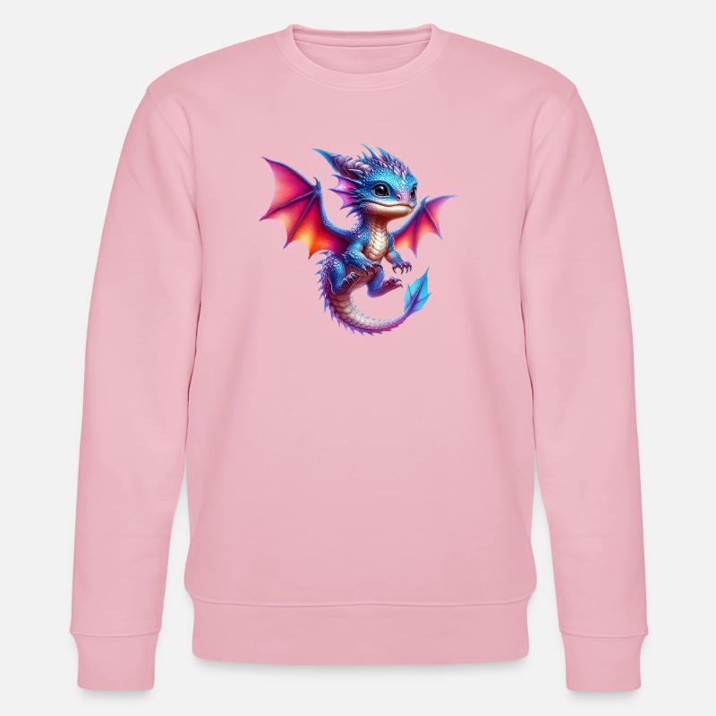Dragon - Stanley/Stella CHANGER Unisex Organic Sweatshirt - cotton pink