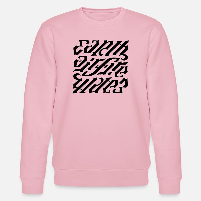 Jord-Luft-Ild jord-luft-ild - Stanley/Stella økologisk unisex-sweatshirt CHANGER  - lys rosa