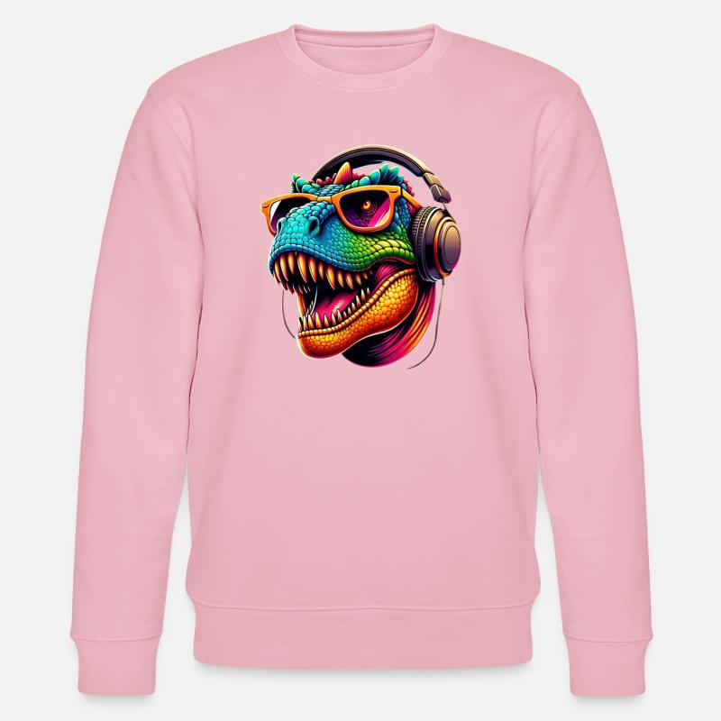 Dino DJ Style - Sweat bio CHANGER Stanley/Stella Unisexe - rose pâle