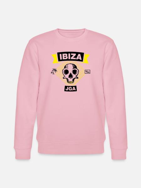 IBIZA – JGA unter Palmen - Stanley/Stella Unisex Bio-Sweatshirt CHANGER  - Hellrosa
