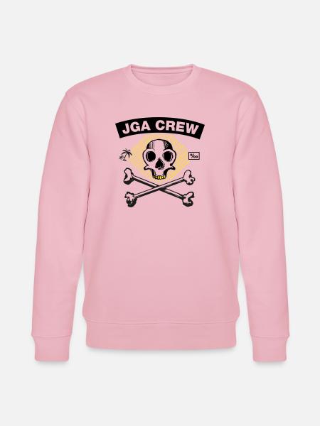 JGA Crew - Skull and Bones - Stanley/Stella Unisex Bio-Sweatshirt CHANGER - Hellrosa
