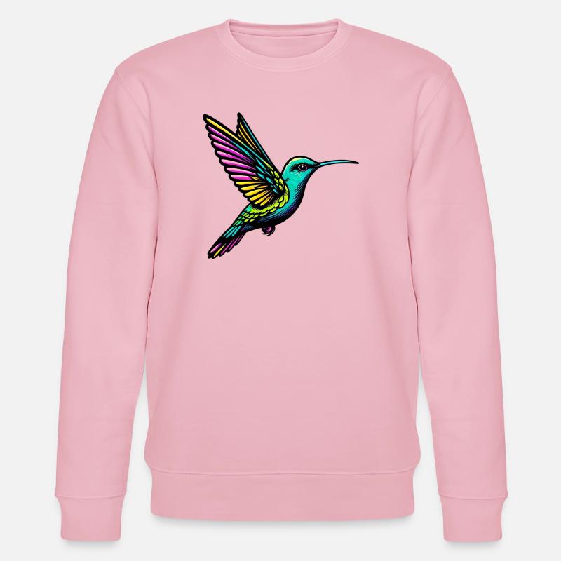 Kolibri - Stanley/Stella Unisex Bio-Sweatshirt CHANGER  - Hellrosa