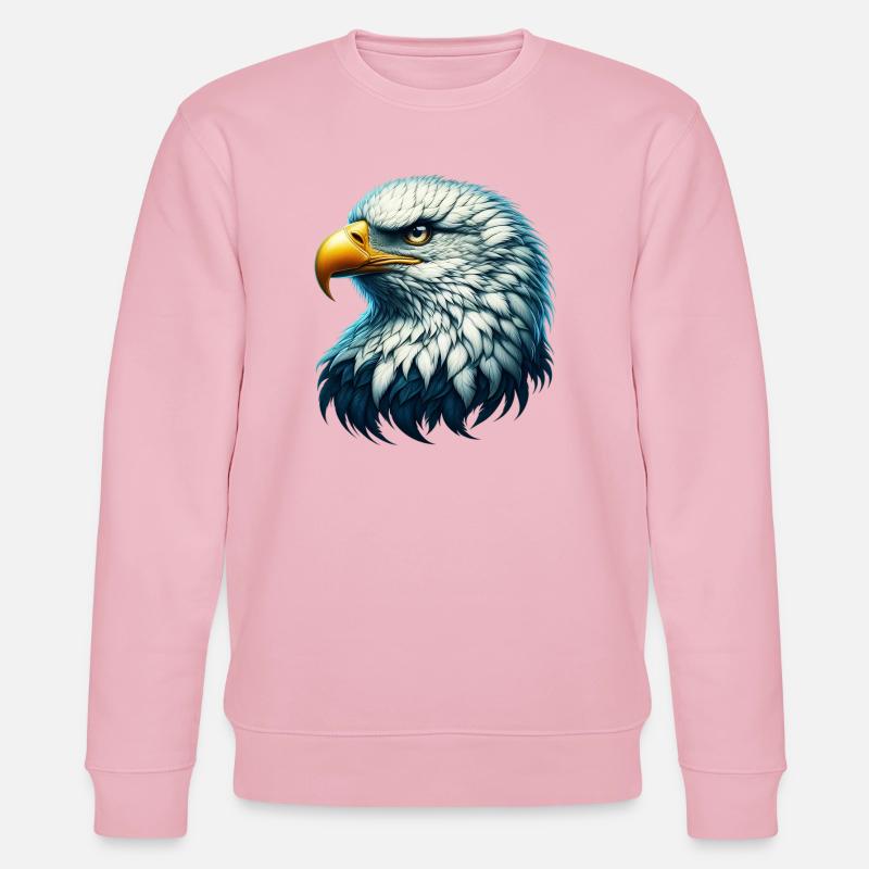 Adler - Stanley/Stella Unisex Bio-Sweatshirt CHANGER  - Hellrosa