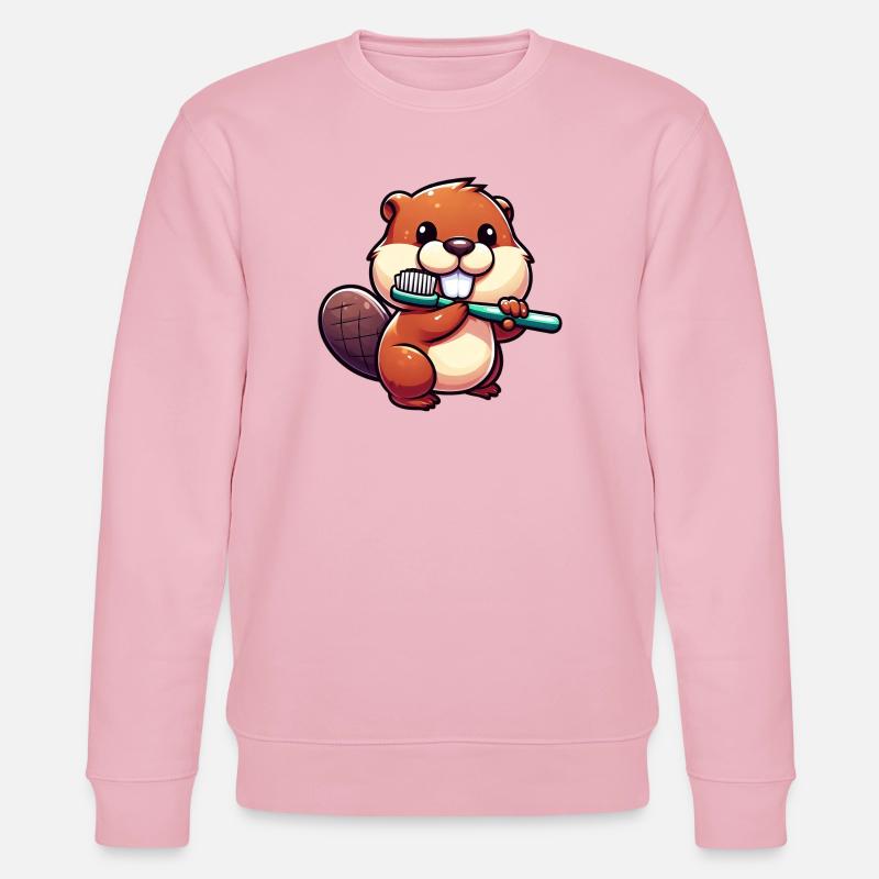 Bieber - Stanley/Stella Unisex Bio-Sweatshirt CHANGER  - Hellrosa