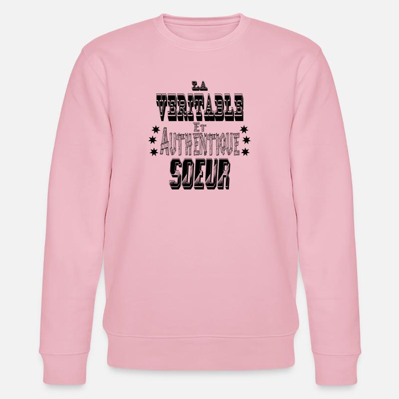 La Véritable et Authentique Sœur - Sweat bio CHANGER Stanley/Stella Unisexe - rose pâle