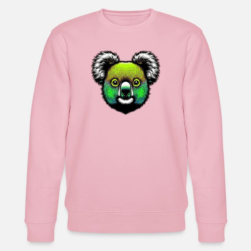 Koala - Sweat bio CHANGER Stanley/Stella Unisexe - rose pâle