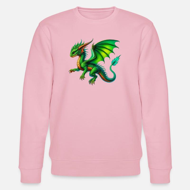 Drache - Stanley/Stella Unisex Bio-Sweatshirt CHANGER - Hellrosa