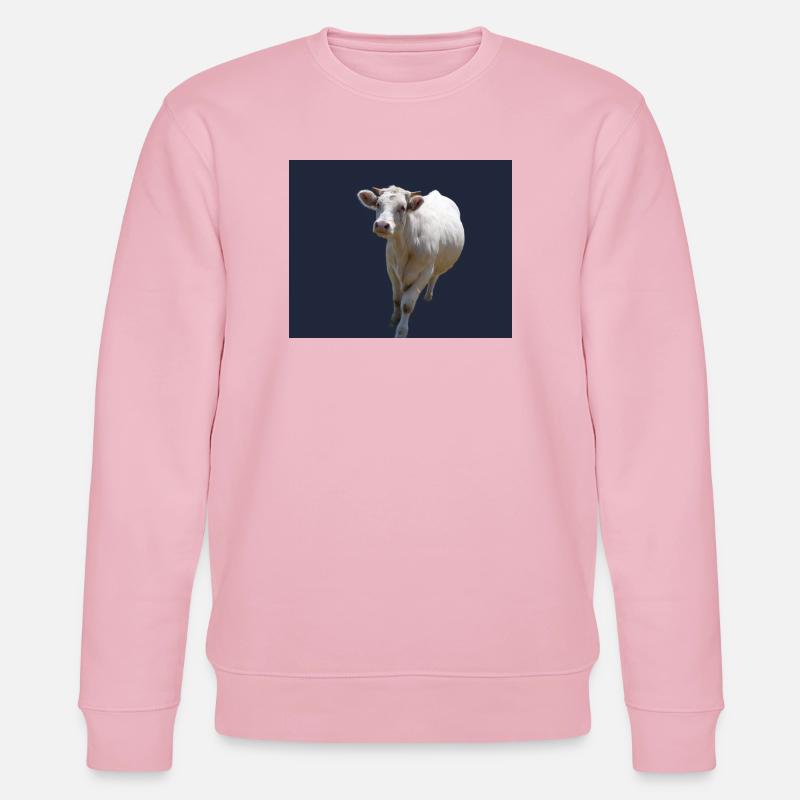 Milchkuh - Stanley/Stella Unisex Bio-Sweatshirt CHANGER  - Hellrosa