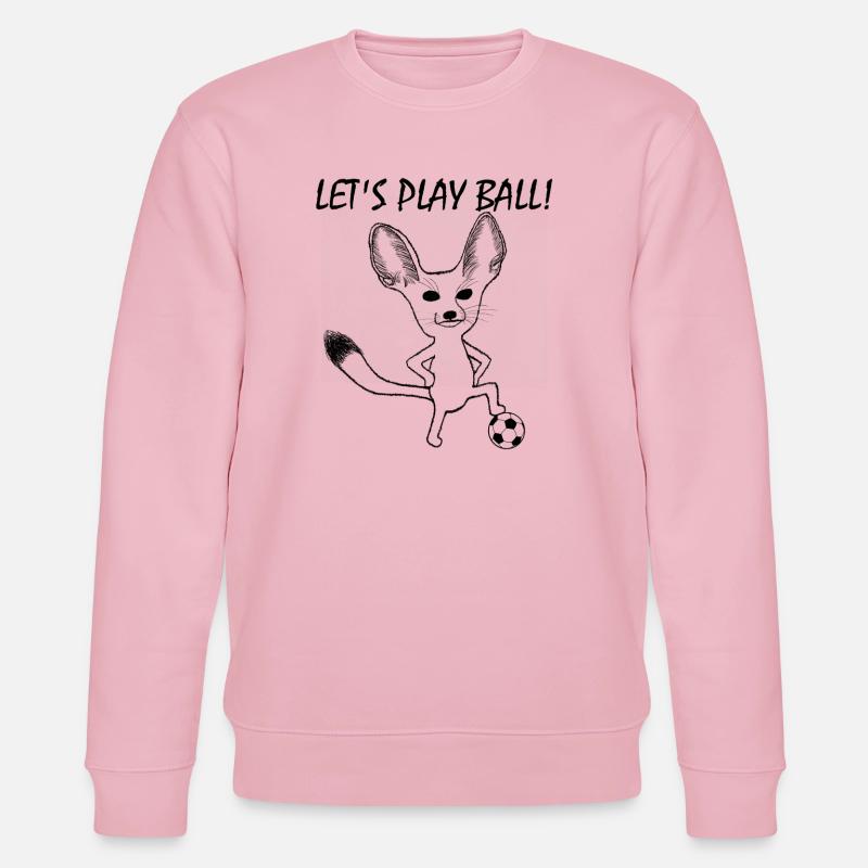 Fennek Let's Play Ball! - Stanley/Stella Unisex Bio-Sweatshirt CHANGER  - Hellrosa