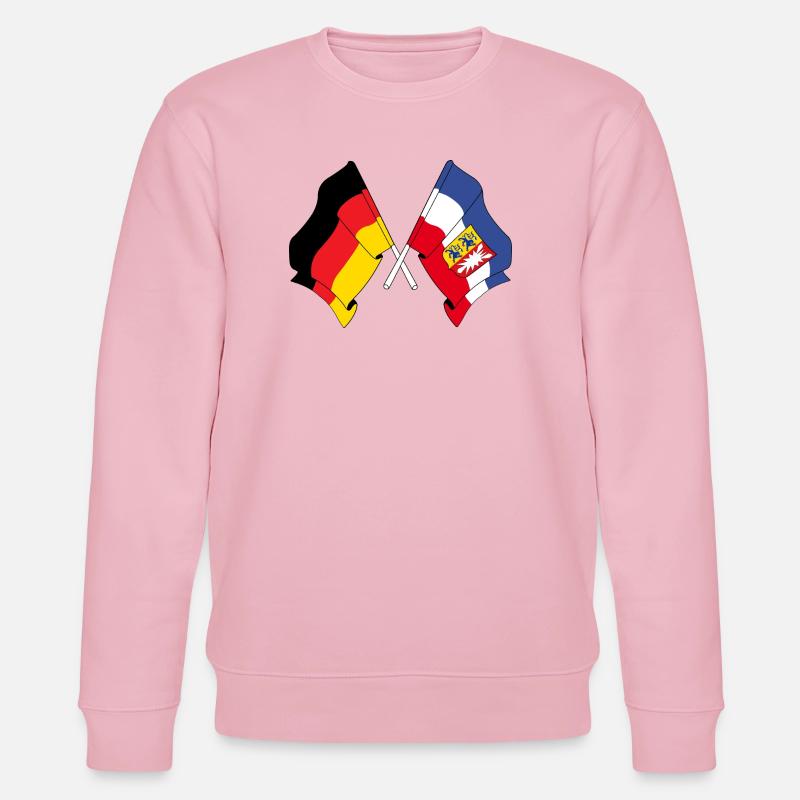 Drapeau de l’Allemagne, Schleswig Holstein - Sweat bio CHANGER Stanley/Stella Unisexe - rose pâle