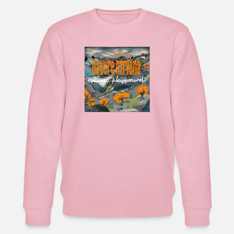 LE NIRVANA DE LA NATURE - Sweat bio CHANGER Stanley/Stella Unisexe - rose pâle