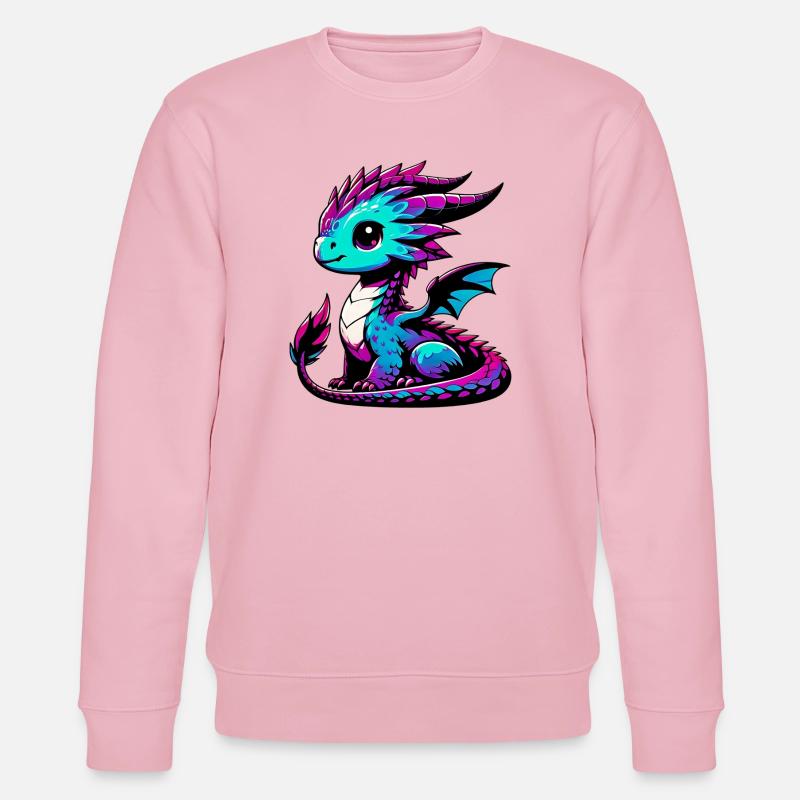 Drache - Stanley/Stella Unisex Bio-Sweatshirt CHANGER  - Hellrosa