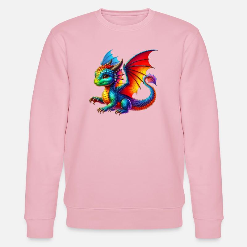 Dragon - Sweat bio CHANGER Stanley/Stella Unisexe - rose pâle