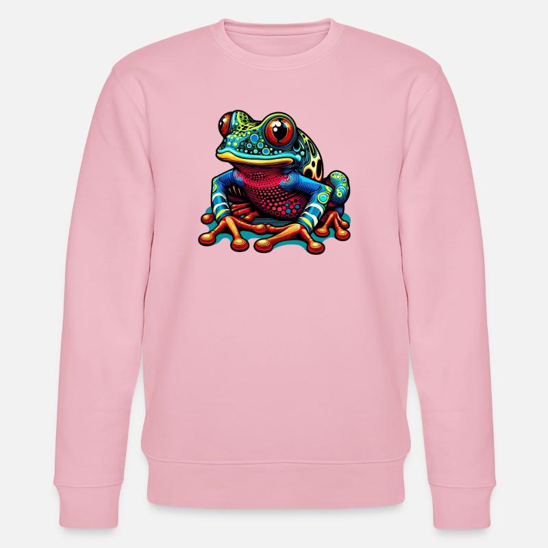 Grenouille - Sweat bio CHANGER Stanley/Stella Unisexe - rose pâle