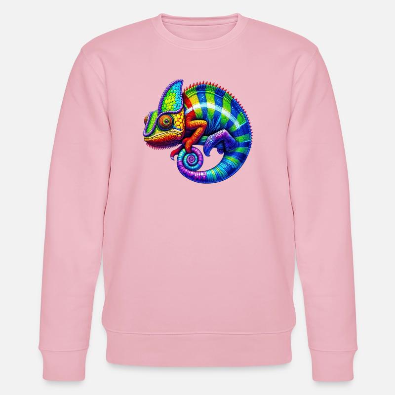 Chamäleon - Stanley/Stella Unisex Bio-Sweatshirt CHANGER  - Hellrosa