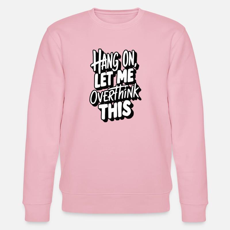 Motivationstext Freizeit Afrikanischer Stil - Stanley/Stella Unisex Bio-Sweatshirt CHANGER  - Hellrosa