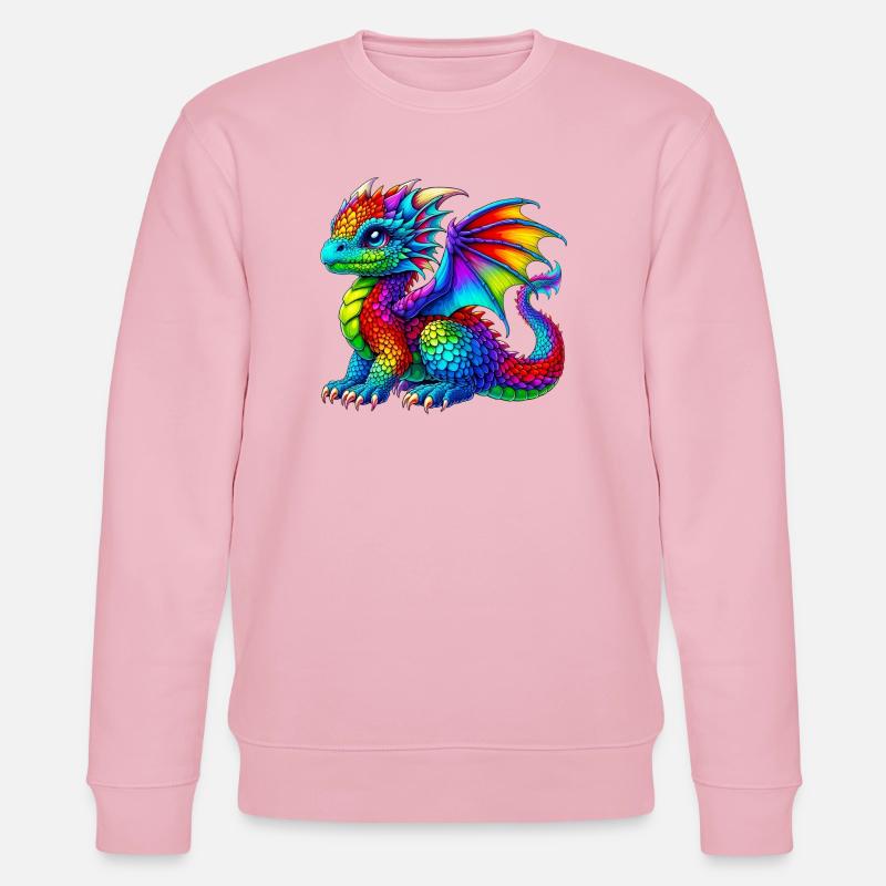 Dragon - Sweat bio CHANGER Stanley/Stella Unisexe - rose pâle