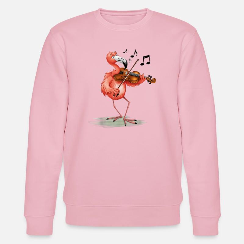 Flamingo-Geiger - Stanley/Stella Unisex Bio-Sweatshirt CHANGER  - Hellrosa