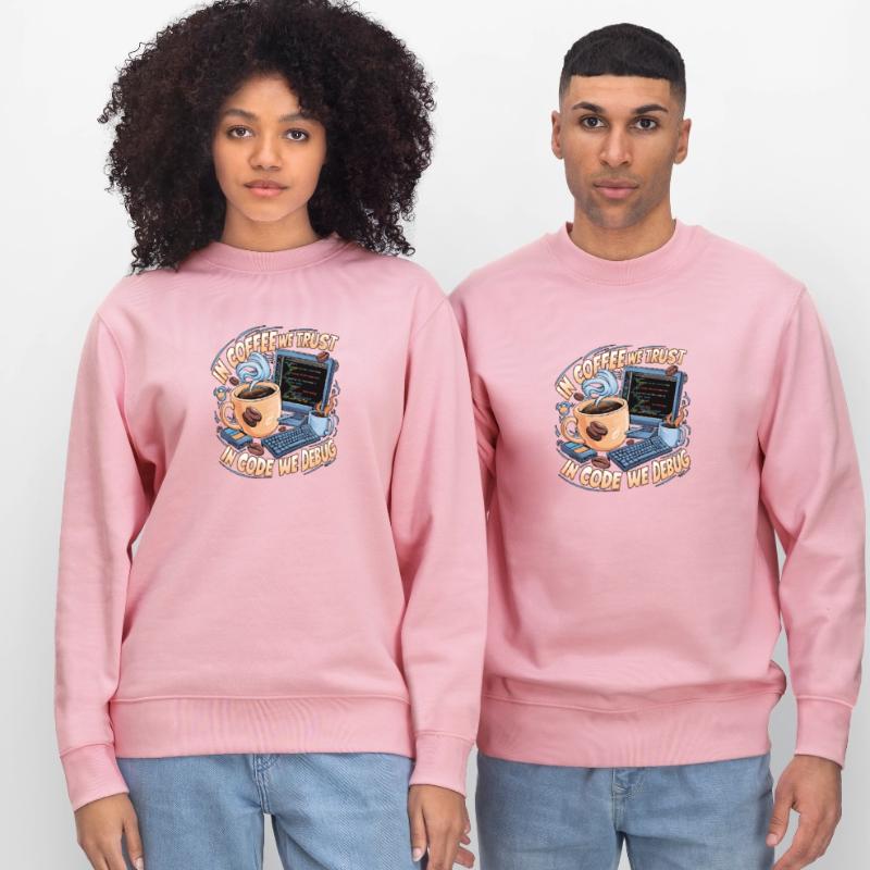 KaffeeCode Debug: In Code Wir Debuggen Stanley/Stella Unisex Bio-Sweatshirt CHANGER 