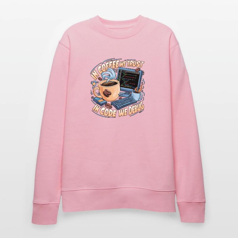 CoffeeCode Debug: In Code We Debug Stanley/Stella CHANGER Unisex Organic Sweatshirt