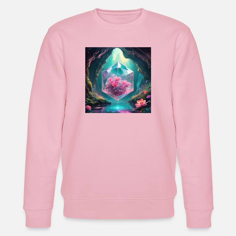 Magic Cave - Stanley/Stella Unisex Bio-Sweatshirt CHANGER  - Hellrosa