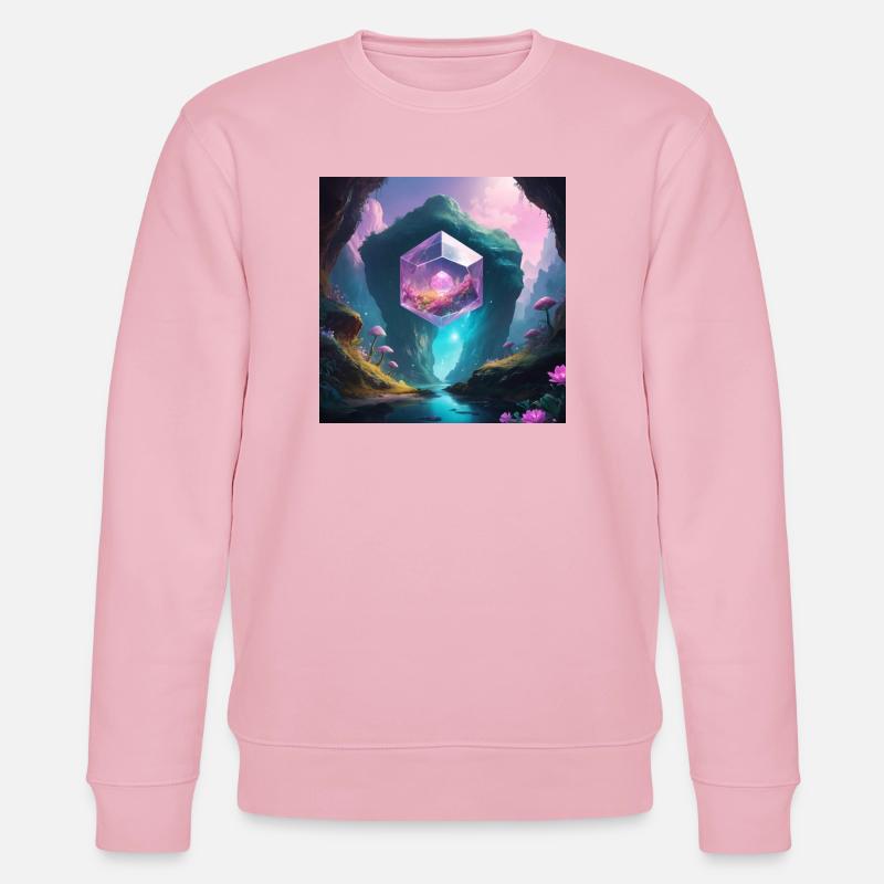 Magic Cave - Stanley/Stella Unisex Bio-Sweatshirt CHANGER  - Hellrosa