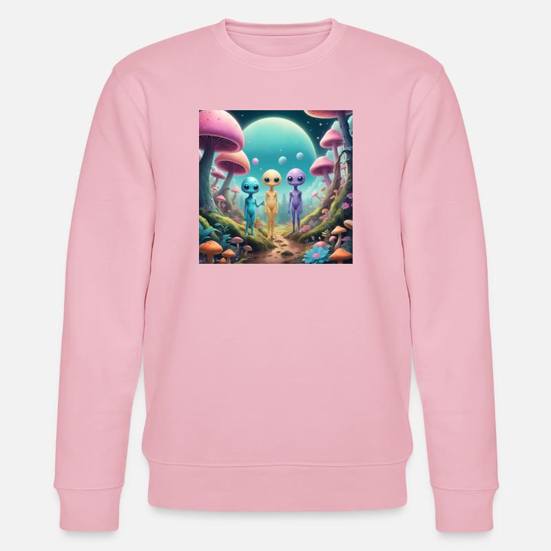 Aliens - Stanley/Stella Unisex Bio-Sweatshirt CHANGER  - Hellrosa
