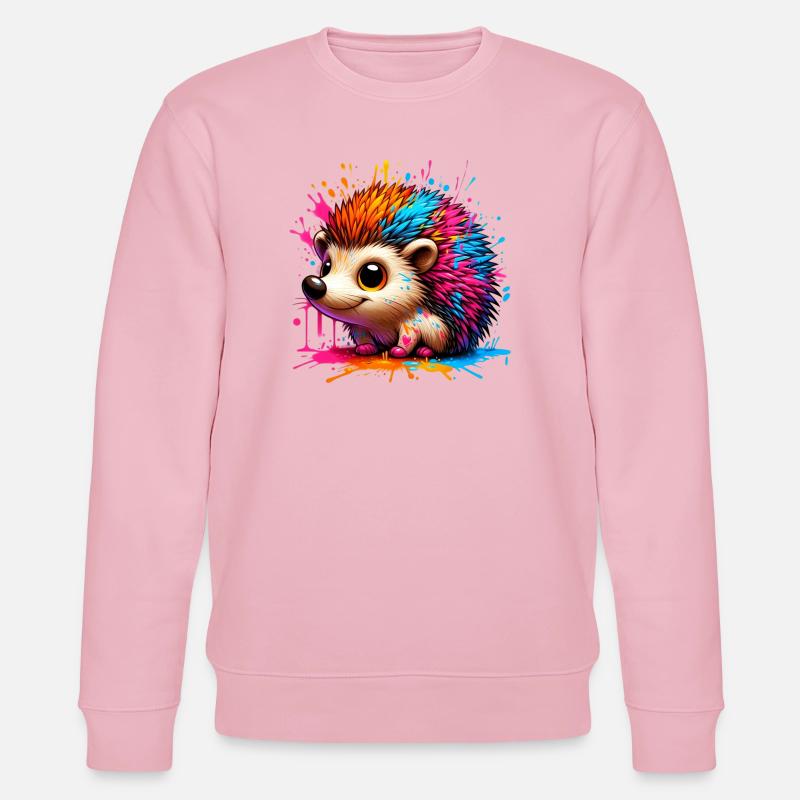 Igel - Stanley/Stella Unisex Bio-Sweatshirt CHANGER - Hellrosa