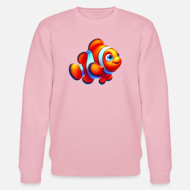Clownfische - Stanley/Stella Unisex Bio-Sweatshirt CHANGER  - Hellrosa