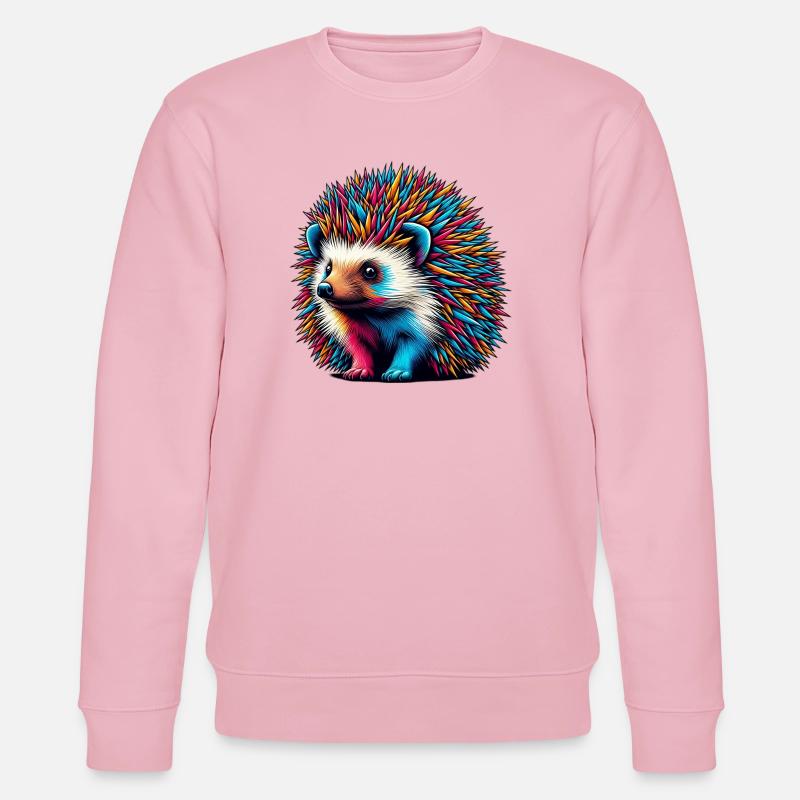 Igel - Stanley/Stella Unisex Bio-Sweatshirt CHANGER  - Hellrosa