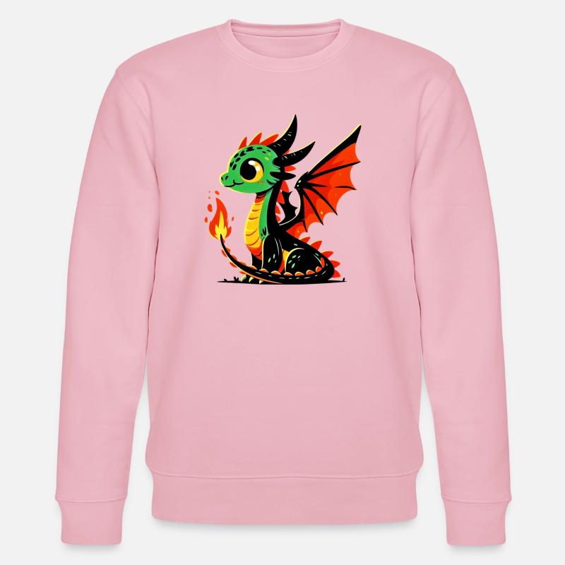 Dragon - Sweat bio CHANGER Stanley/Stella Unisexe - rose pâle