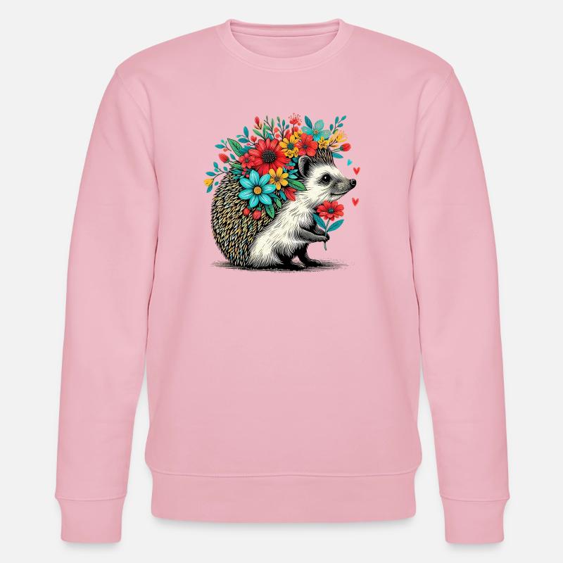 Igel - Stanley/Stella Unisex Bio-Sweatshirt CHANGER  - Hellrosa