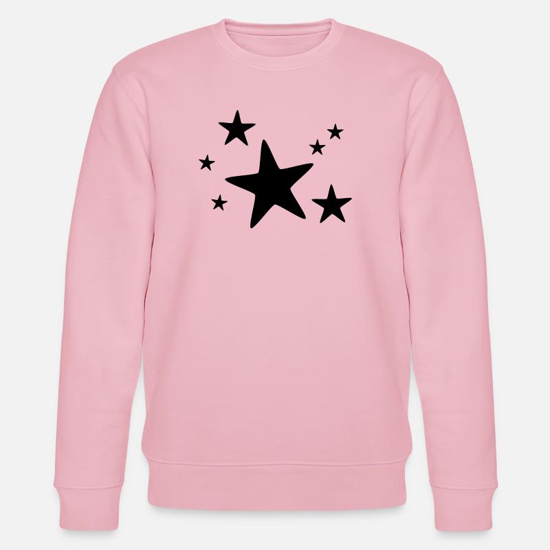 Sternengruppe einfarbig - Stanley/Stella Unisex Bio-Sweatshirt CHANGER  - Hellrosa