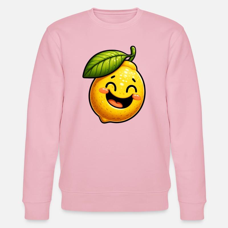 Zitrone Zitronen - Stanley/Stella Unisex Bio-Sweatshirt CHANGER  - Hellrosa