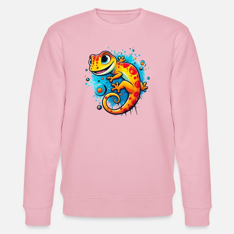 Gecko - Sweat bio CHANGER Stanley/Stella Unisexe - rose pâle