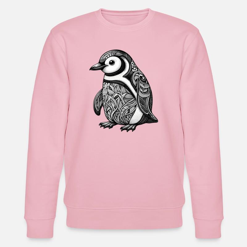 Pingouin - Sweat bio CHANGER Stanley/Stella Unisexe - rose pâle