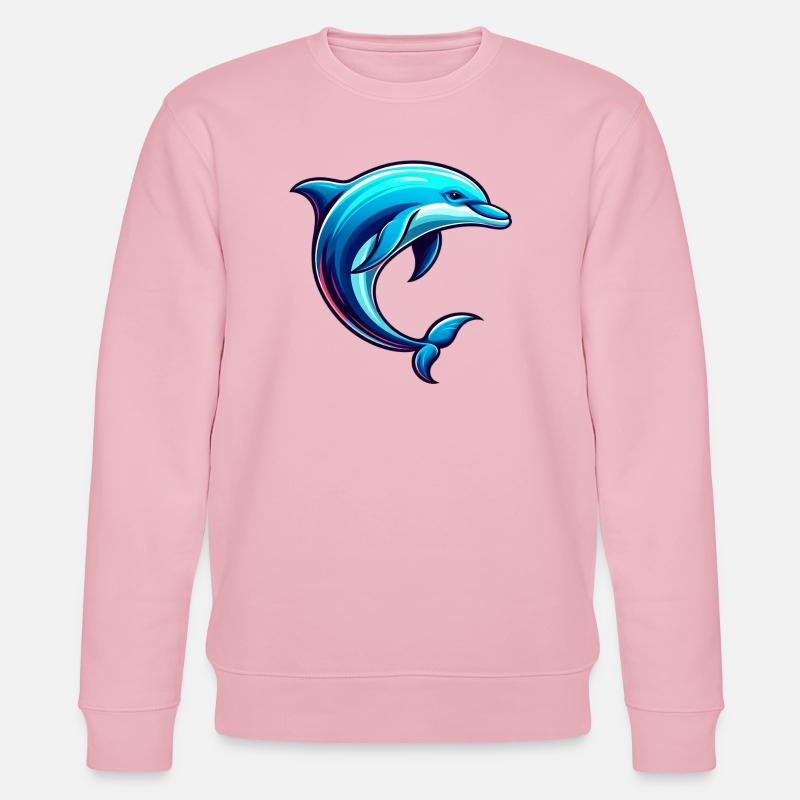 Delfin - Stanley/Stella Unisex Bio-Sweatshirt CHANGER - Hellrosa