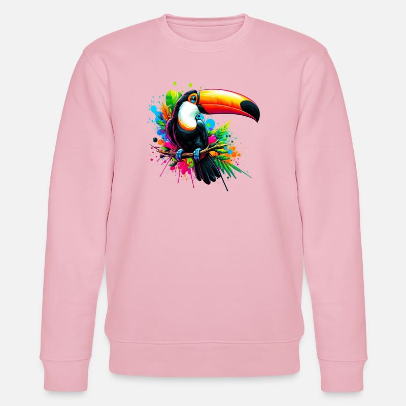 Toucan - Sweat bio CHANGER Stanley/Stella Unisexe - rose pâle