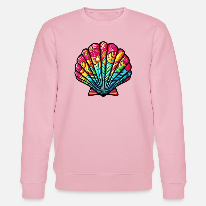 Muschel - Stanley/Stella Unisex Bio-Sweatshirt CHANGER  - Hellrosa
