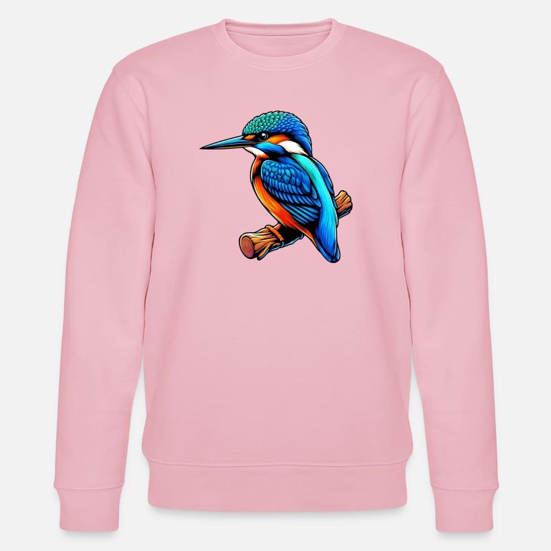 Eisvogel - Stanley/Stella Unisex Bio-Sweatshirt CHANGER  - Hellrosa