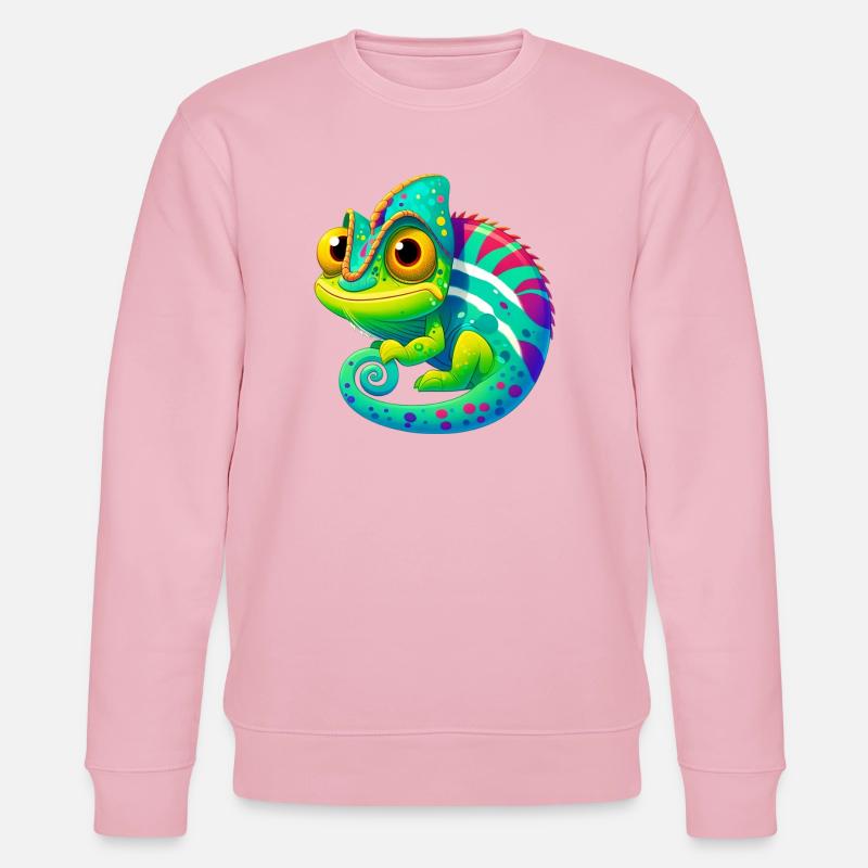 Chamäleon - Stanley/Stella Unisex Bio-Sweatshirt CHANGER  - Hellrosa