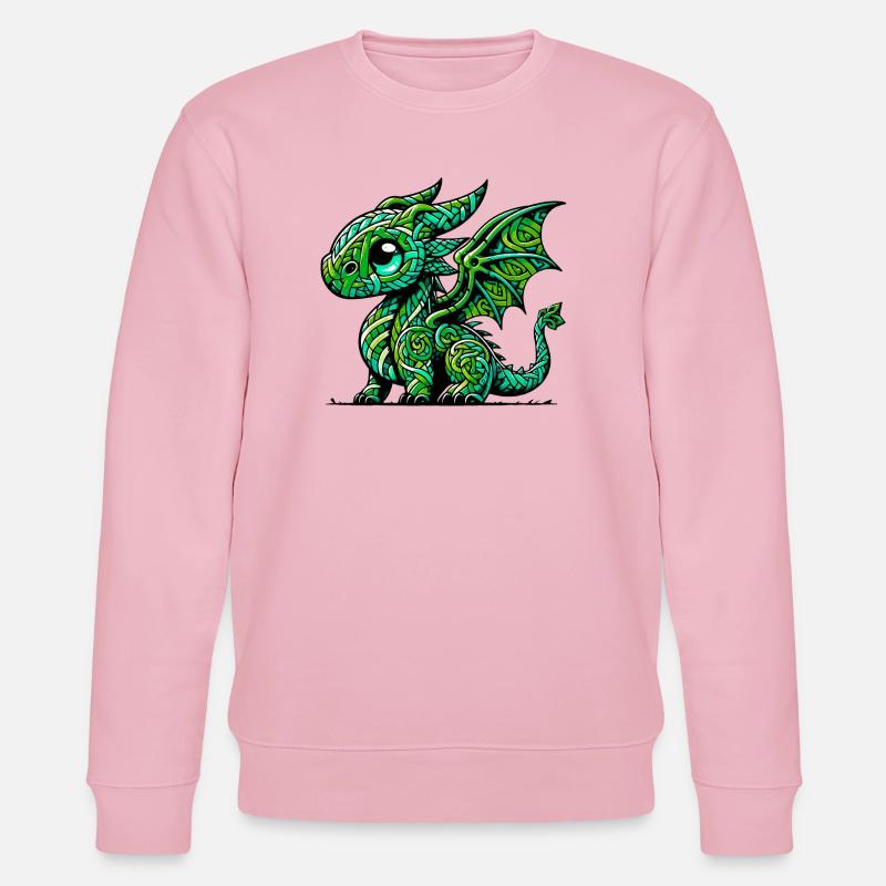 Drache - Stanley/Stella Unisex Bio-Sweatshirt CHANGER - Hellrosa