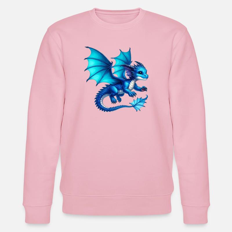 Drache - Stanley/Stella Unisex Bio-Sweatshirt CHANGER - Hellrosa