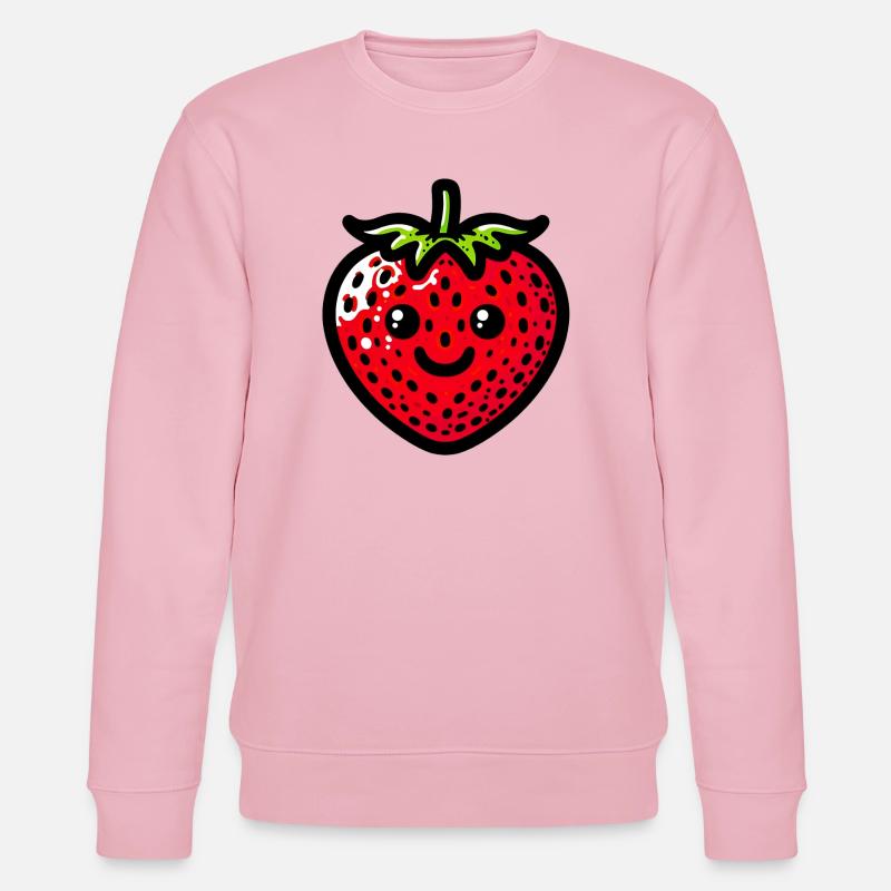 Erdbeeren Erdbeeren - Stanley/Stella Unisex Bio-Sweatshirt CHANGER  - Hellrosa