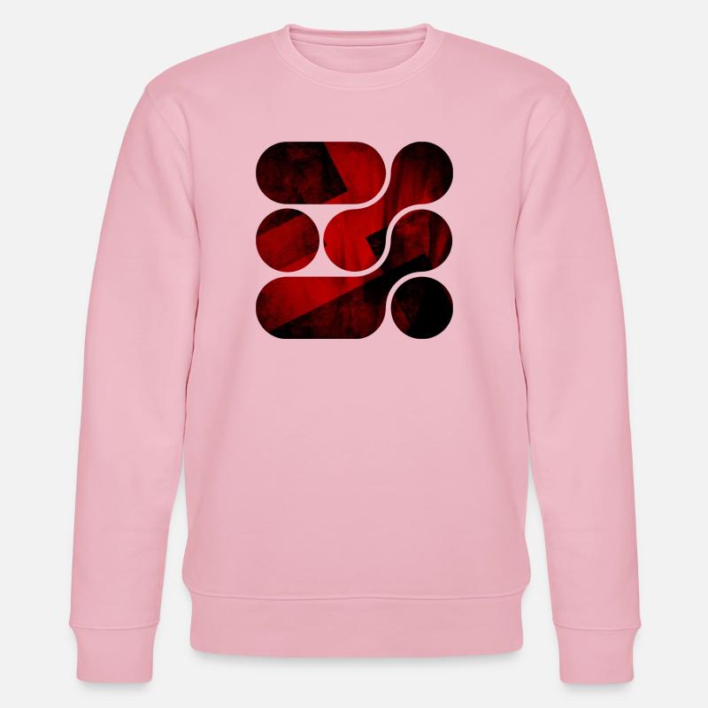OCHOOO - Dunkelrot - Stanley/Stella Unisex Bio-Sweatshirt CHANGER  - Hellrosa