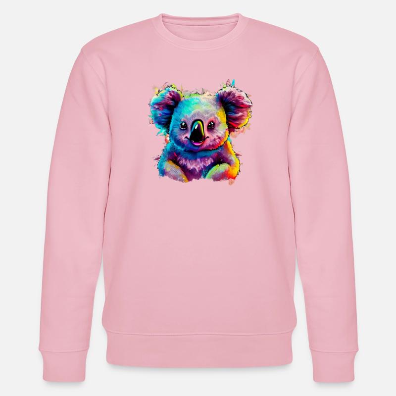 Koala - Stanley/Stella Unisex Bio-Sweatshirt CHANGER  - Hellrosa